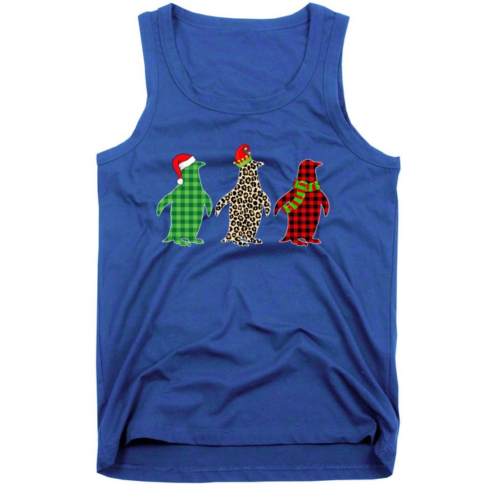 This Is My Christmas Pajama Penguin Xmas Tree Animals Gift Tank Top