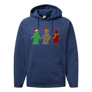 This Is My Christmas Pajama Penguin Xmas Tree Animals Gift Performance Fleece Hoodie