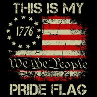 This Is My Pride Flag Usa American Cooling Performance Crew T-Shirt