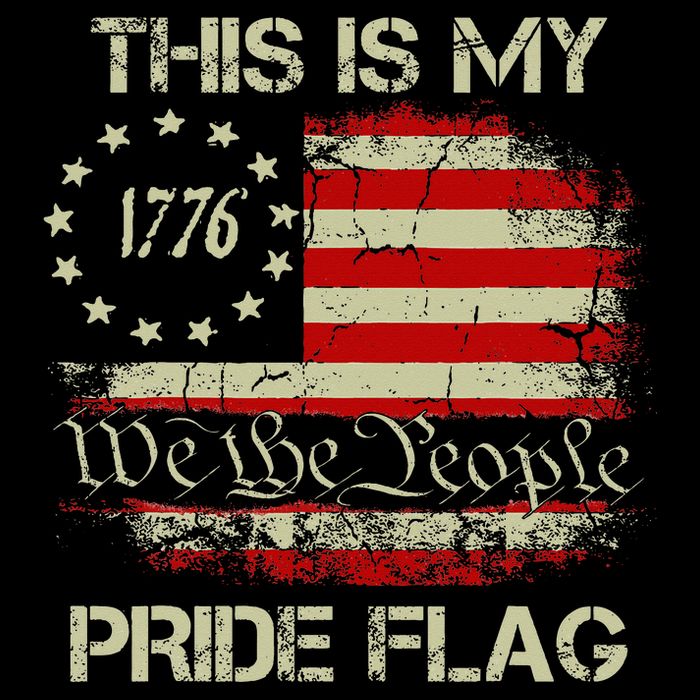 This Is My Pride Flag Usa American Cooling Performance Crew T-Shirt