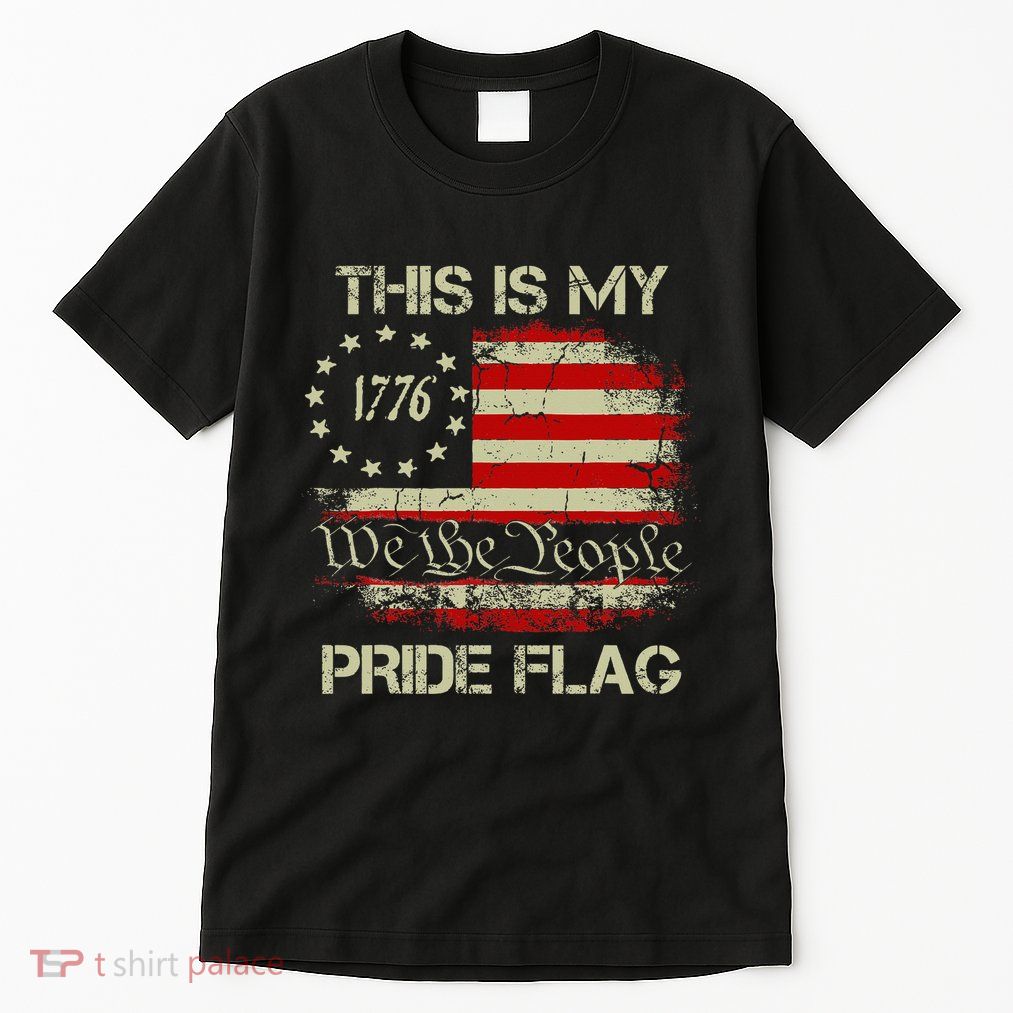 This Is My Pride Flag Usa American Tall T-Shirt