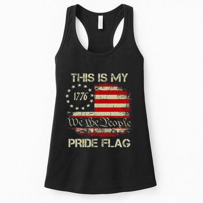 This Is My Pride Flag Usa American Womens Tank Top
