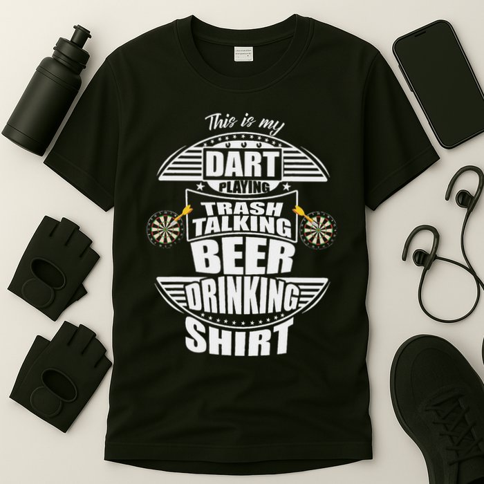 This Is My Dart Playing Trash Talking Beer Drinking Players T-Shirt
