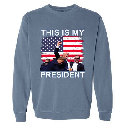 This Is My President Garment-Dyed Sweatshirt