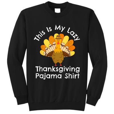 This Is My Thanksgiving Pajama Adult Pjs Sweatshirt