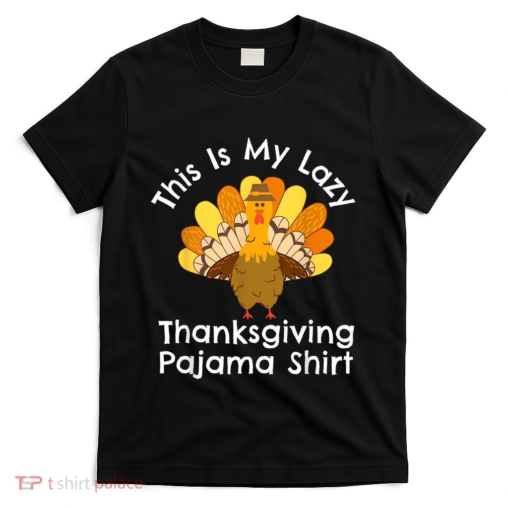 This Is My Thanksgiving Pajama Adult Pjs T-Shirt