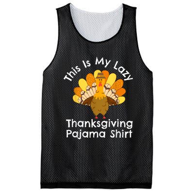 This Is My Thanksgiving Pajama Adult Pjs Mesh Reversible Basketball Jersey Tank