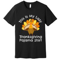 This Is My Thanksgiving Pajama Adult Pjs Premium T-Shirt