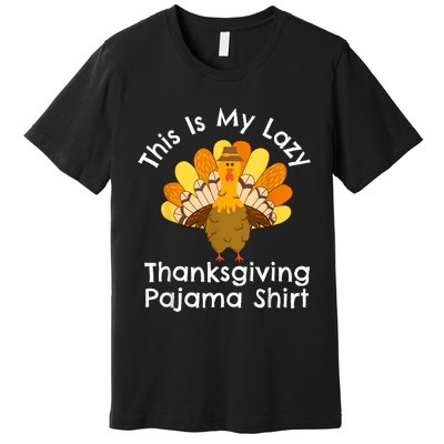 This Is My Thanksgiving Pajama Adult Pjs Premium T-Shirt