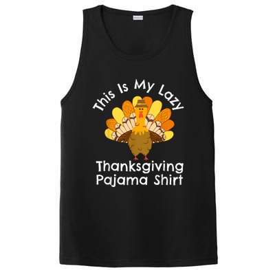 This Is My Thanksgiving Pajama Adult Pjs PosiCharge Competitor Tank