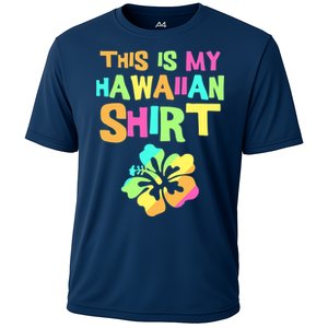 This Is My Hawaiian | Tropical Luau Costume Party Wear Cooling Performance Crew T-Shirt