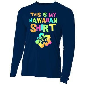 This Is My Hawaiian | Tropical Luau Costume Party Wear Cooling Performance Long Sleeve Crew