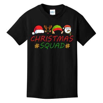 This Is My Christmas Squad Pajama Shirt Merry Xmas Family Kids T-Shirt