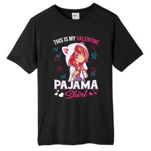 This Is My Anime Valentine Pajama Gift Anime Lover Funny Gift Meaningful Gift Tall Fusion ChromaSoft Performance T-Shirt