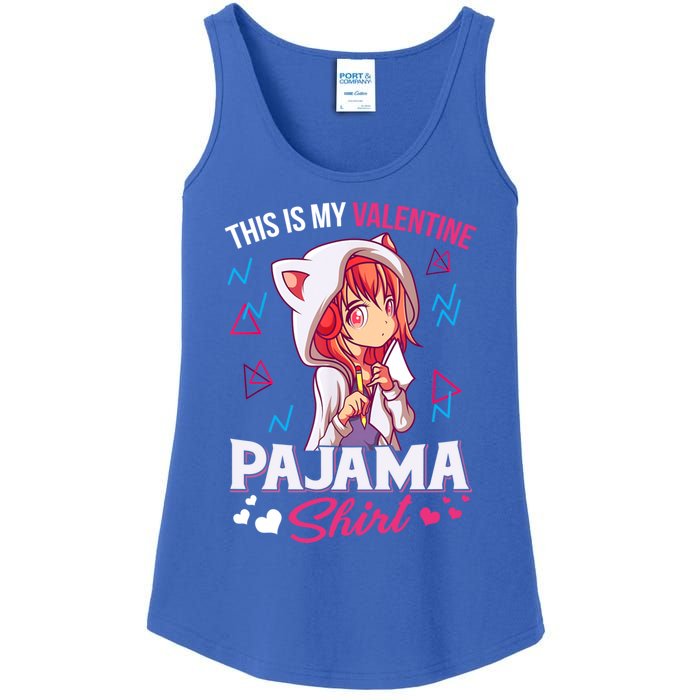 This Is My Anime Valentine Pajama Gift Anime Lover Funny Gift Meaningful Gift Ladies Essential Tank