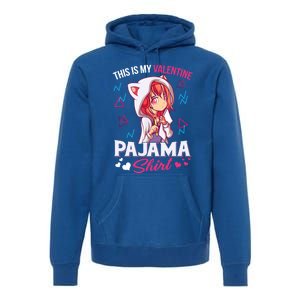 This Is My Anime Valentine Pajama Gift Anime Lover Funny Gift Meaningful Gift Premium Hoodie