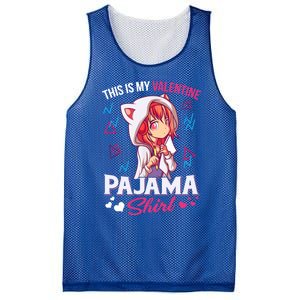 This Is My Anime Valentine Pajama Gift Anime Lover Funny Gift Meaningful Gift Mesh Reversible Basketball Jersey Tank