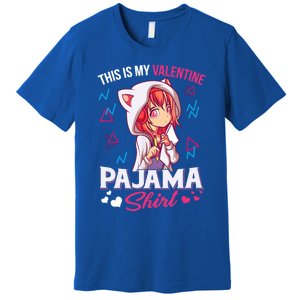 This Is My Anime Valentine Pajama Gift Anime Lover Funny Gift Meaningful Gift Premium T-Shirt