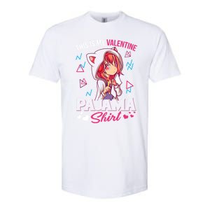 This Is My Anime Valentine Pajama Gift Anime Lover Funny Gift Meaningful Gift Softstyle CVC T-Shirt