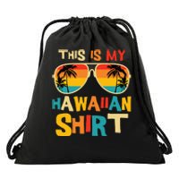 This Is My Hawaiian Tropical Luau Costume Party Hawaii Drawstring Bag