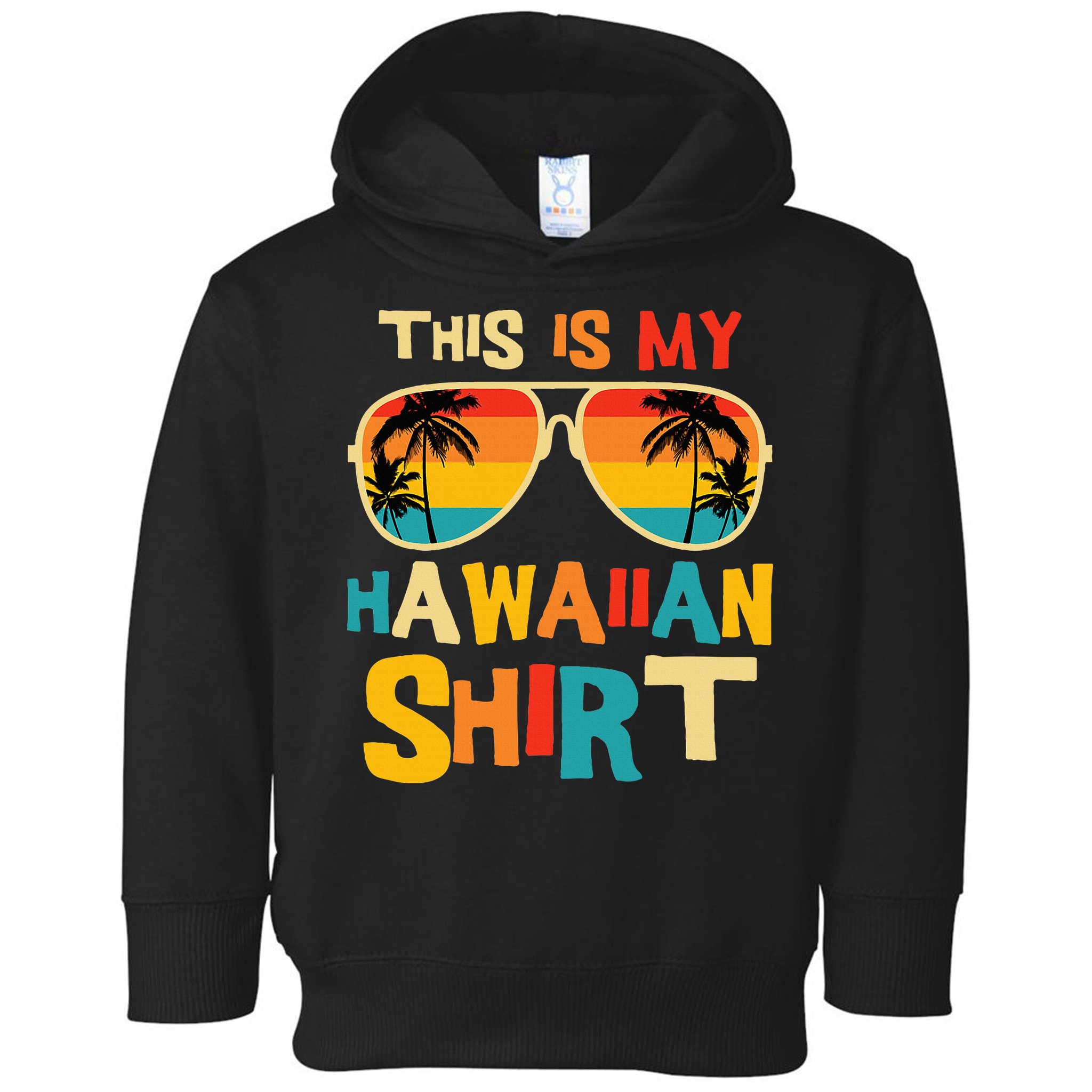 This Is My Hawaiian Tropical Luau Costume Party Hawaii Toddler Hoodie
