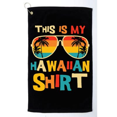 This Is My Hawaiian Tropical Luau Costume Party Hawaii Golf Towel