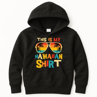 This Is My Hawaiian Tropical Luau Costume Party Hawaii Kids Hoodie