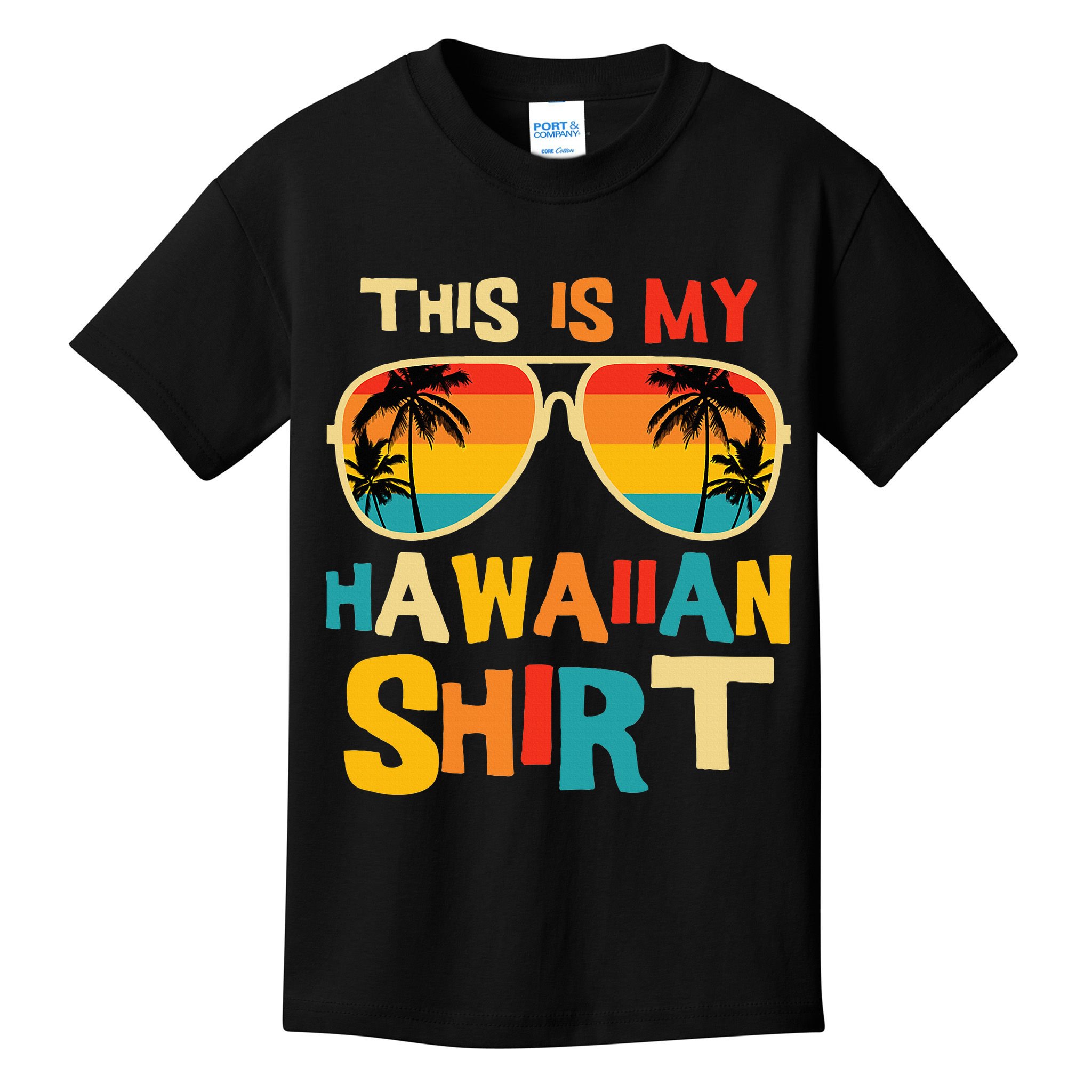 This Is My Hawaiian Tropical Luau Costume Party Hawaii Kids T-Shirt