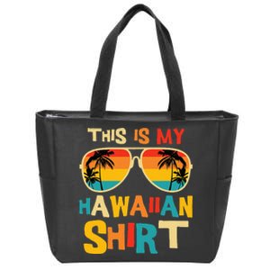 This Is My Hawaiian Tropical Luau Costume Party Hawaii Zip Tote Bag