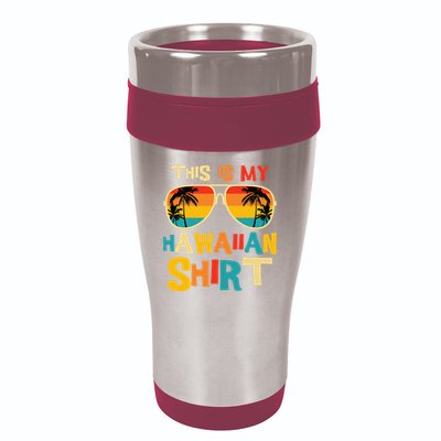 This Is My Hawaiian Tropical Luau Costume Party Hawaii 16oz Travel Tumbler