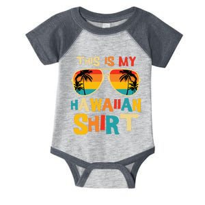 This Is My Hawaiian Tropical Luau Costume Party Hawaii Infant Baby Jersey Bodysuit