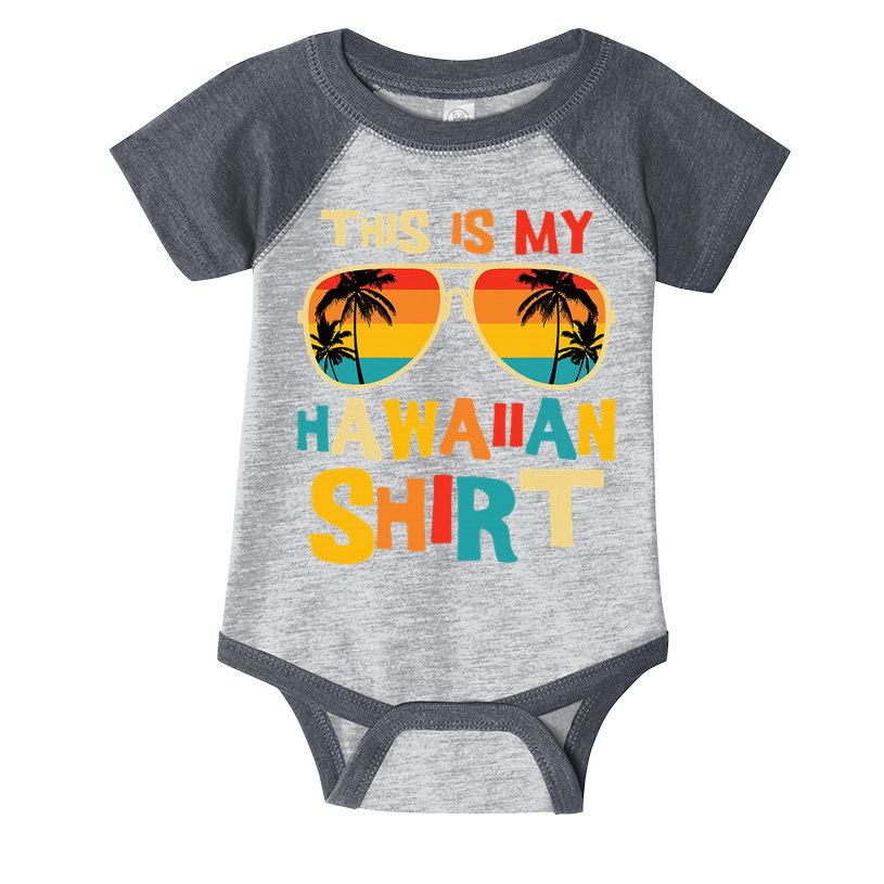 This Is My Hawaiian Tropical Luau Costume Party Hawaii Infant Baby Jersey Bodysuit