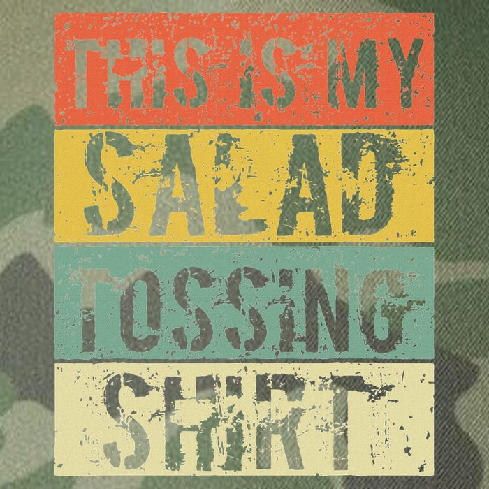This Is My Salad Tossing Salad Tosser Joke Meme Humorous Legacy Tie Dye Trucker Hat