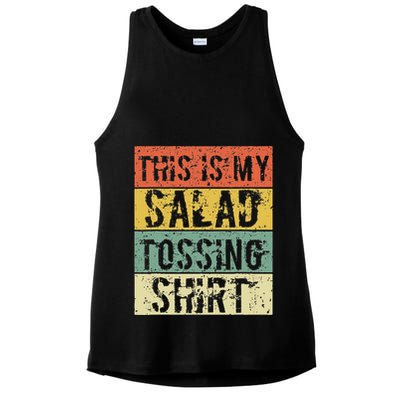 This Is My Salad Tossing Salad Tosser Joke Meme Humorous Ladies PosiCharge Tri-Blend Wicking Tank