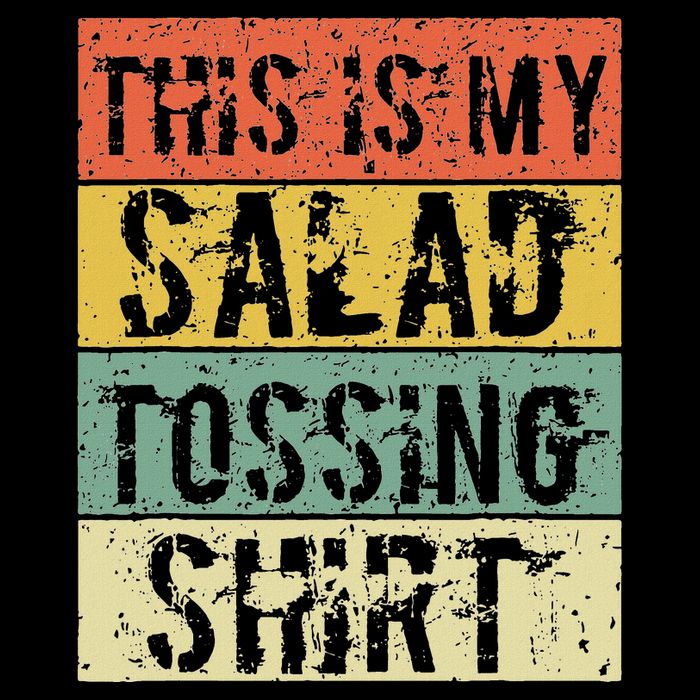 This Is My Salad Tossing Salad Tosser Joke Meme Humorous Button