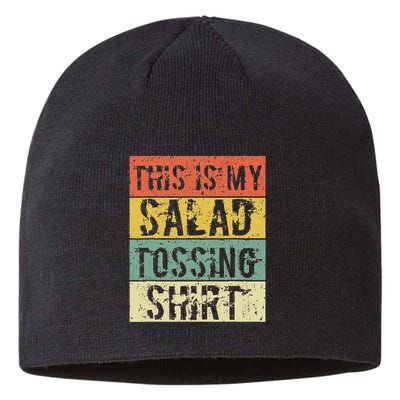 This Is My Salad Tossing Salad Tosser Joke Meme Humorous Sustainable Beanie