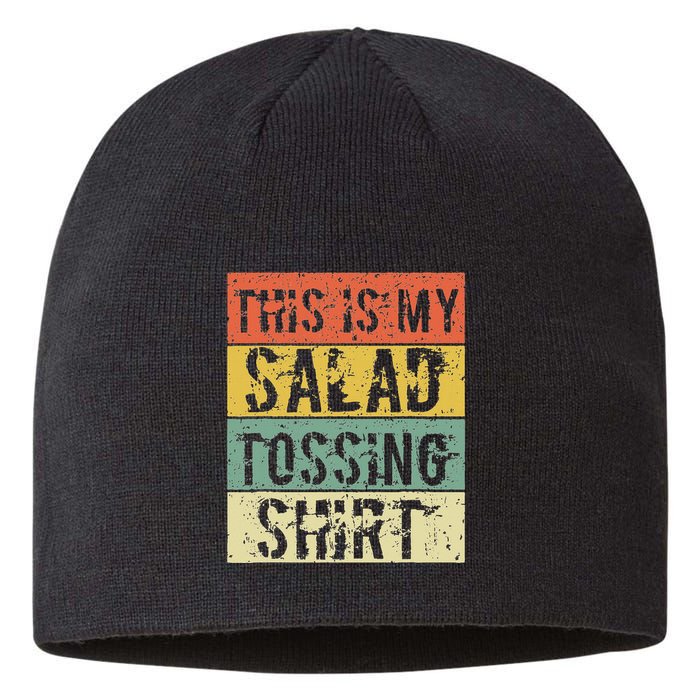 This Is My Salad Tossing Salad Tosser Joke Meme Humorous Sustainable Beanie