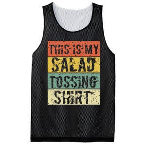 This Is My Salad Tossing Salad Tosser Joke Meme Humorous Mesh Reversible Basketball Jersey Tank