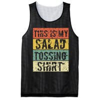 This Is My Salad Tossing Salad Tosser Joke Meme Humorous Mesh Reversible Basketball Jersey Tank