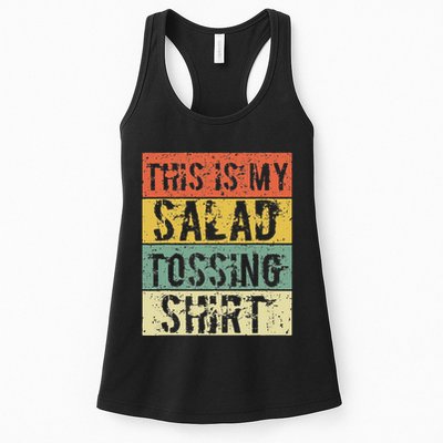This Is My Salad Tossing Salad Tosser Joke Meme Humorous Womens Tank Top
