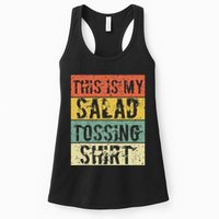 This Is My Salad Tossing Salad Tosser Joke Meme Humorous Womens Tank Top