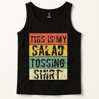 This Is My Salad Tossing Salad Tosser Joke Meme Humorous Tank Top