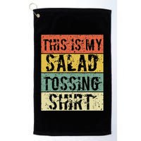 This Is My Salad Tossing Salad Tosser Joke Meme Humorous Golf Towel