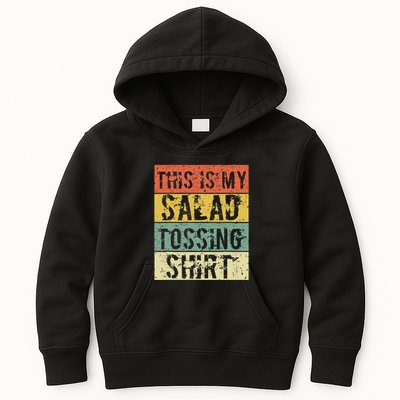 This Is My Salad Tossing Salad Tosser Joke Meme Humorous Kids Hoodie