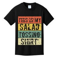 This Is My Salad Tossing Salad Tosser Joke Meme Humorous Kids T-Shirt