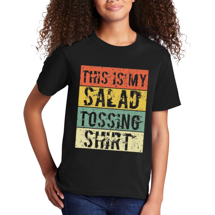 This Is My Salad Tossing Salad Tosser Joke Meme Humorous Kids T-Shirt