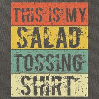 This Is My Salad Tossing Salad Tosser Joke Meme Humorous Cotton Canvas Backpack
