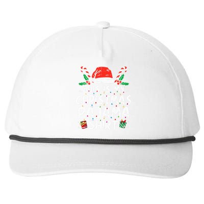 This Is My Christmas Pajama Funny Xmas Pjs Snapback Five-Panel Rope Hat