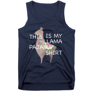 This is my Llama Pajama Funny Bedtime Tank Top