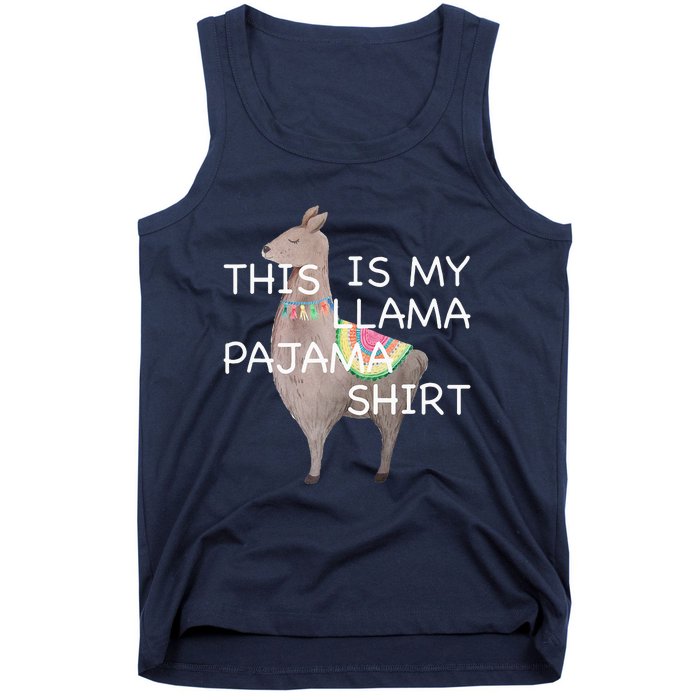 This is my Llama Pajama Funny Bedtime Tank Top